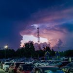 Завораживающее небо над мегаполисом