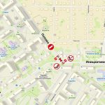 Закрытие движения на улице Попова