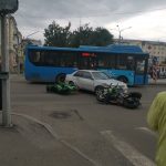 ДТП с мотоциклистами в Новокузнецке